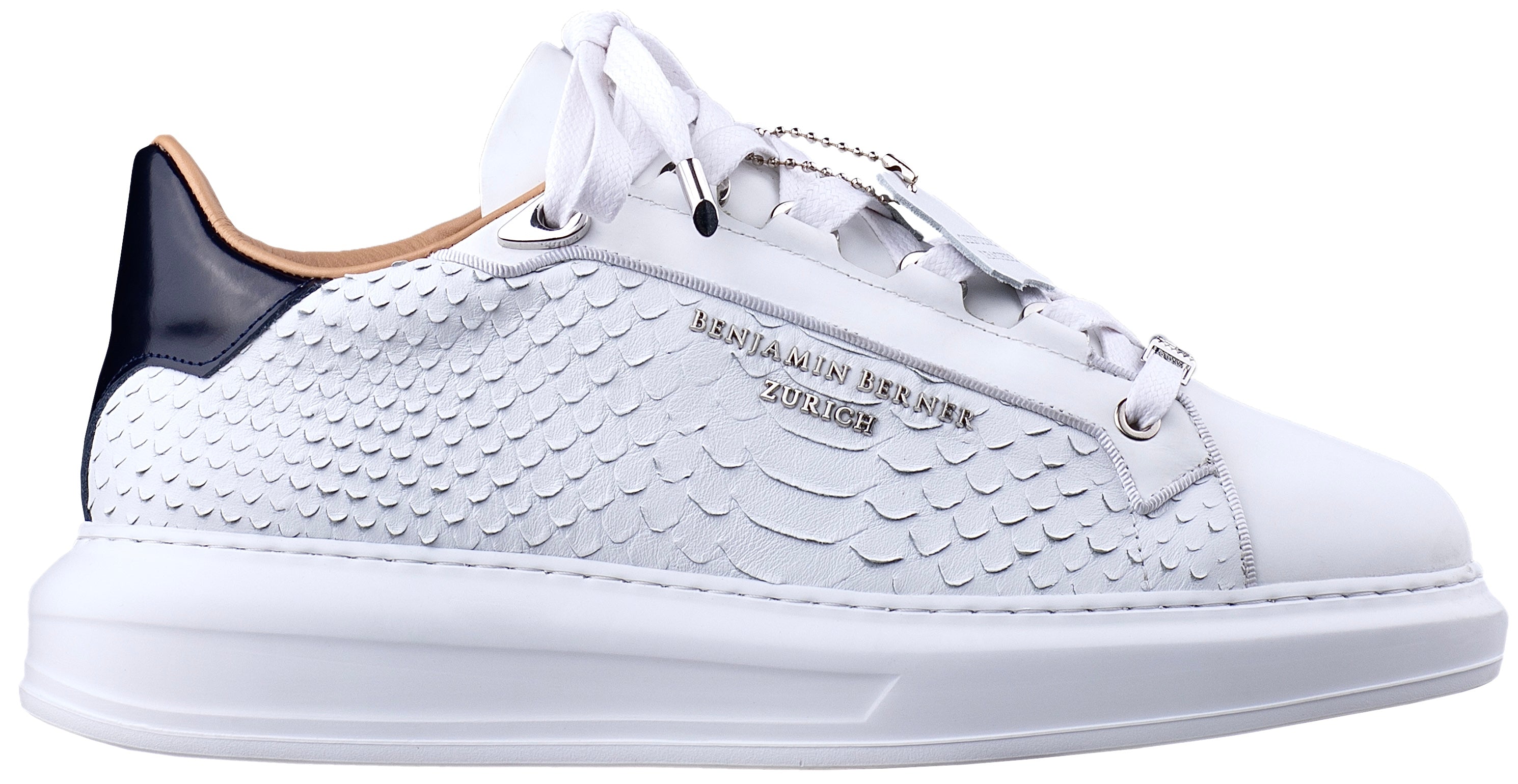 BNJ ACHILLE ALL WHITE PYTHON CUT-MATT NAPPA