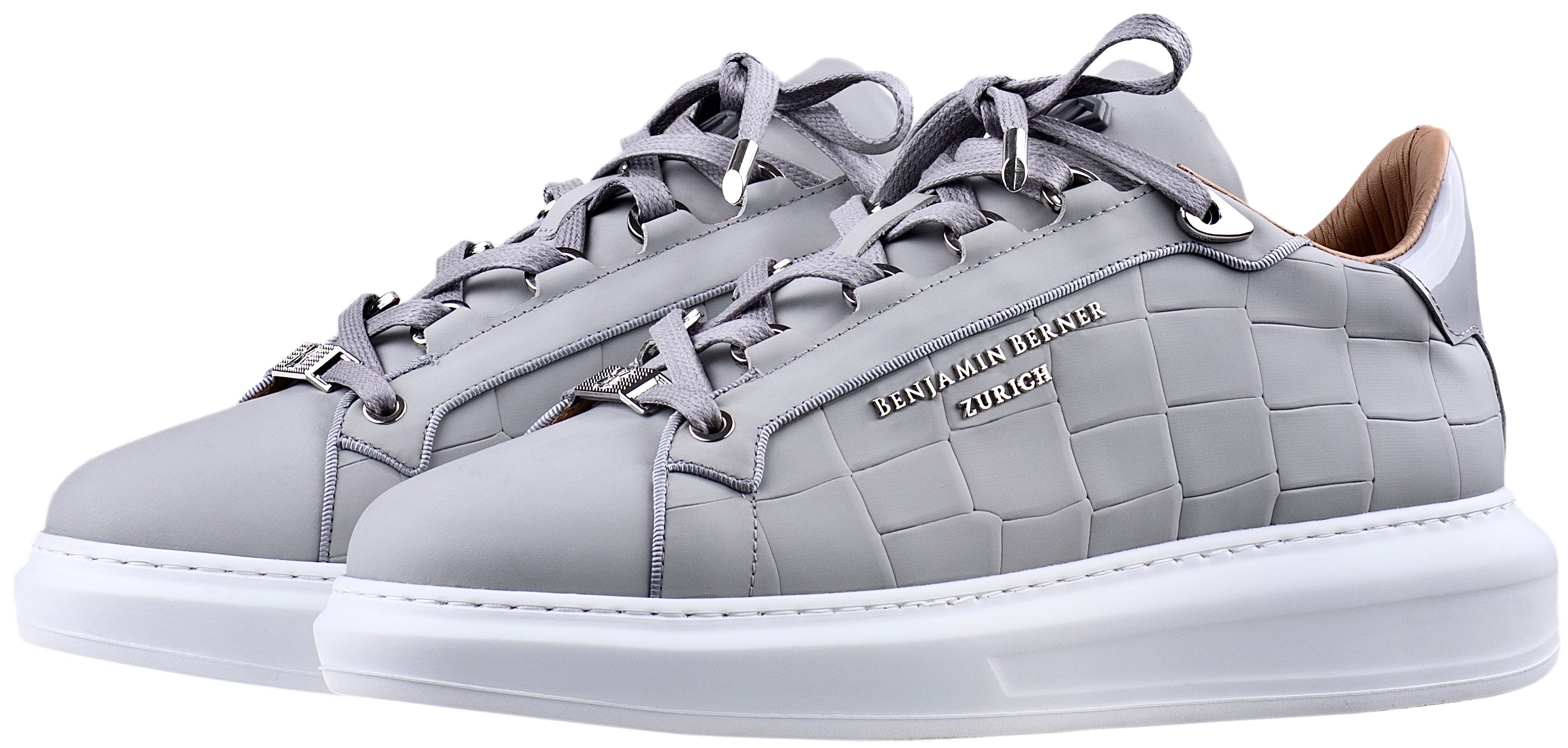 BNJ ACHILLE ICE GREY MATT CROCODILE